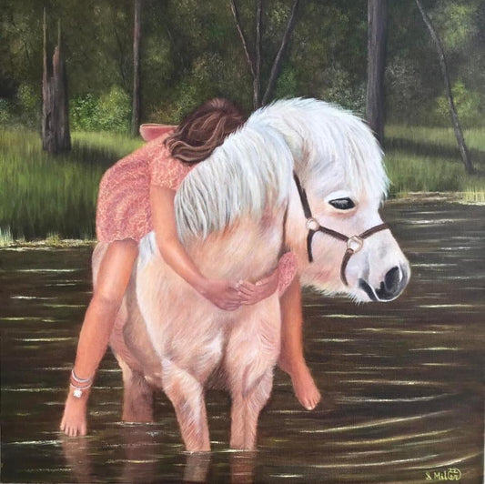 “My Little Pony” Original Oil Painting