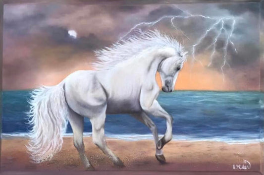 "Thundering Hooves" Original Oil Painting