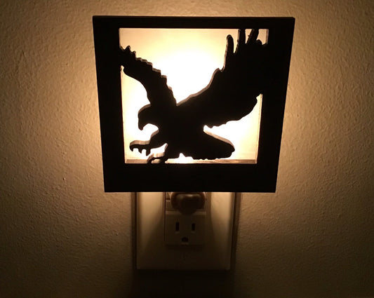 Interchangeable Night Light Shade - Soaring Eagle Design