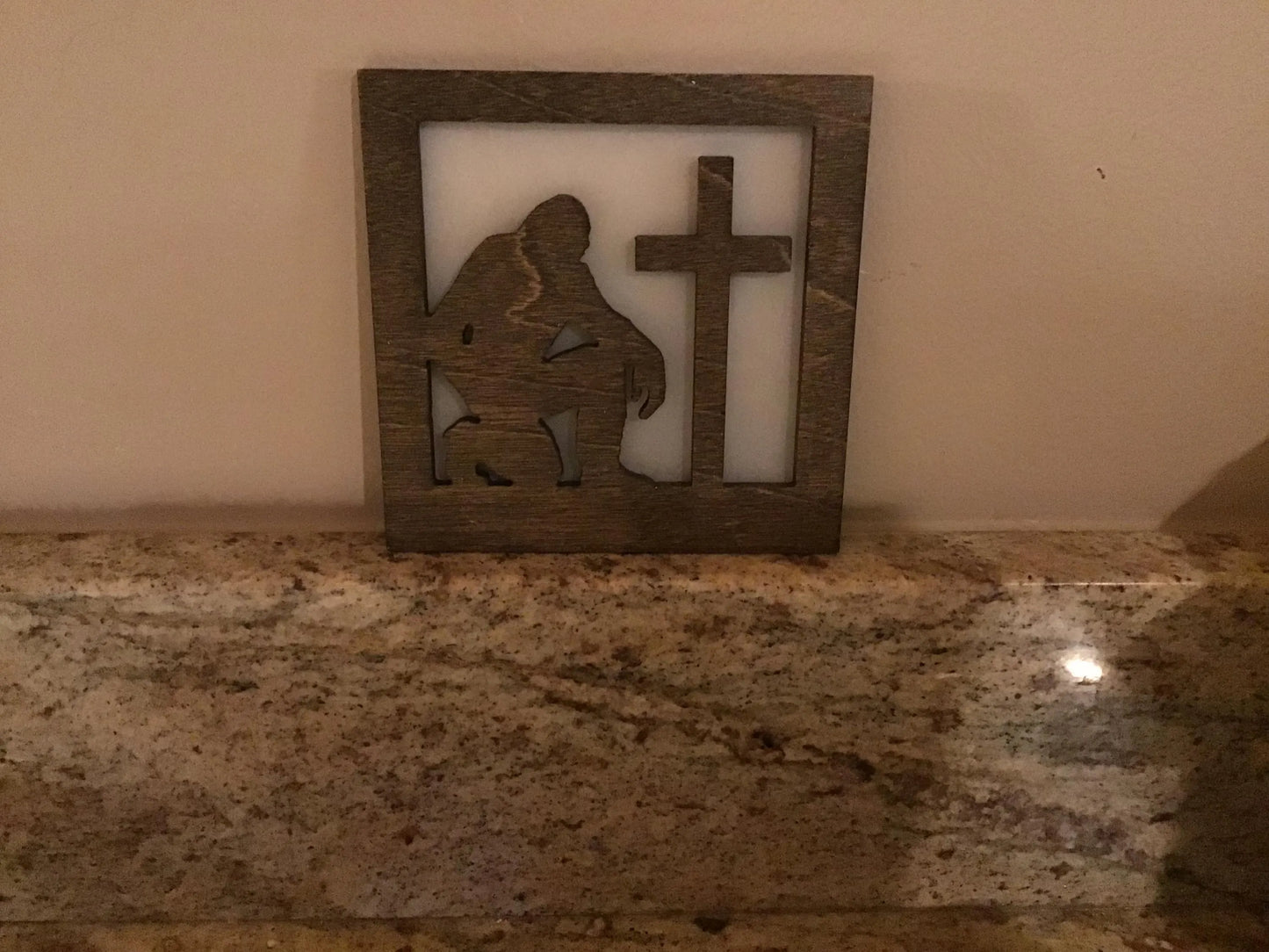 Swivel Night Light with Interchangeable Shade - Bigfoot at Cross Design