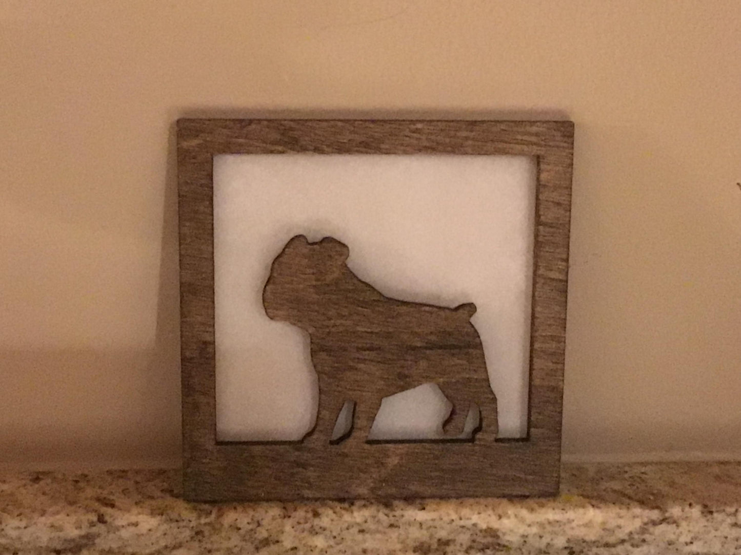 Swivel Night Light with Interchangeable Shade - Dog Breed Design - Bulldog