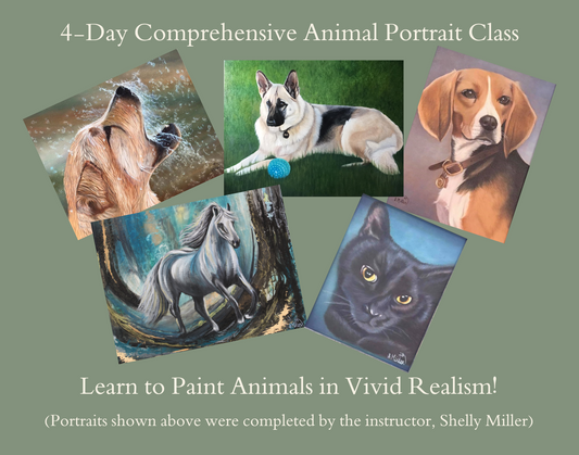 4-Day Animal/Pet Portrait Workshop - June 6-9, 2025, Maurertown, VA