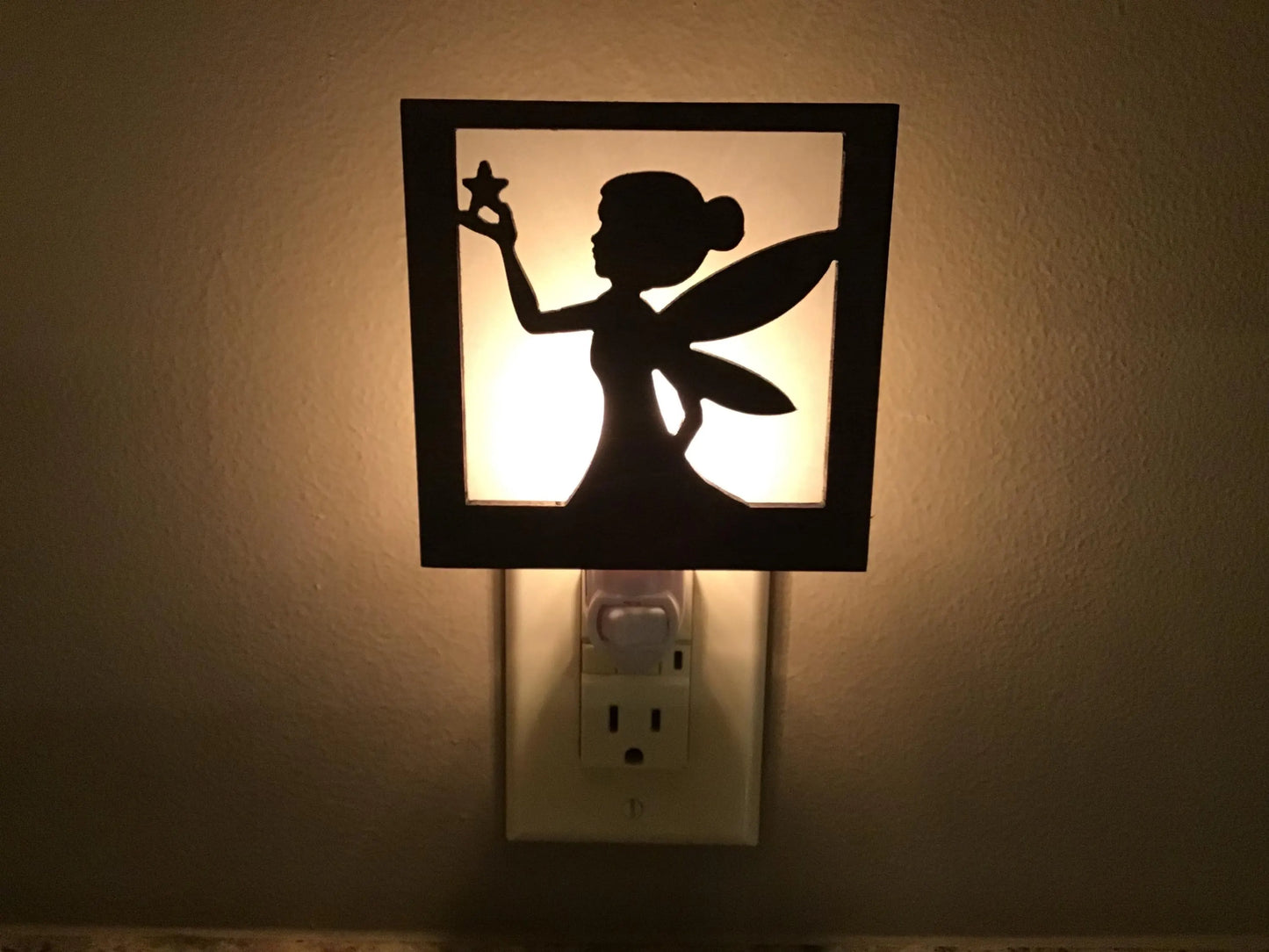 Swivel Night Light with Interchangeable Shade - Fairy Design