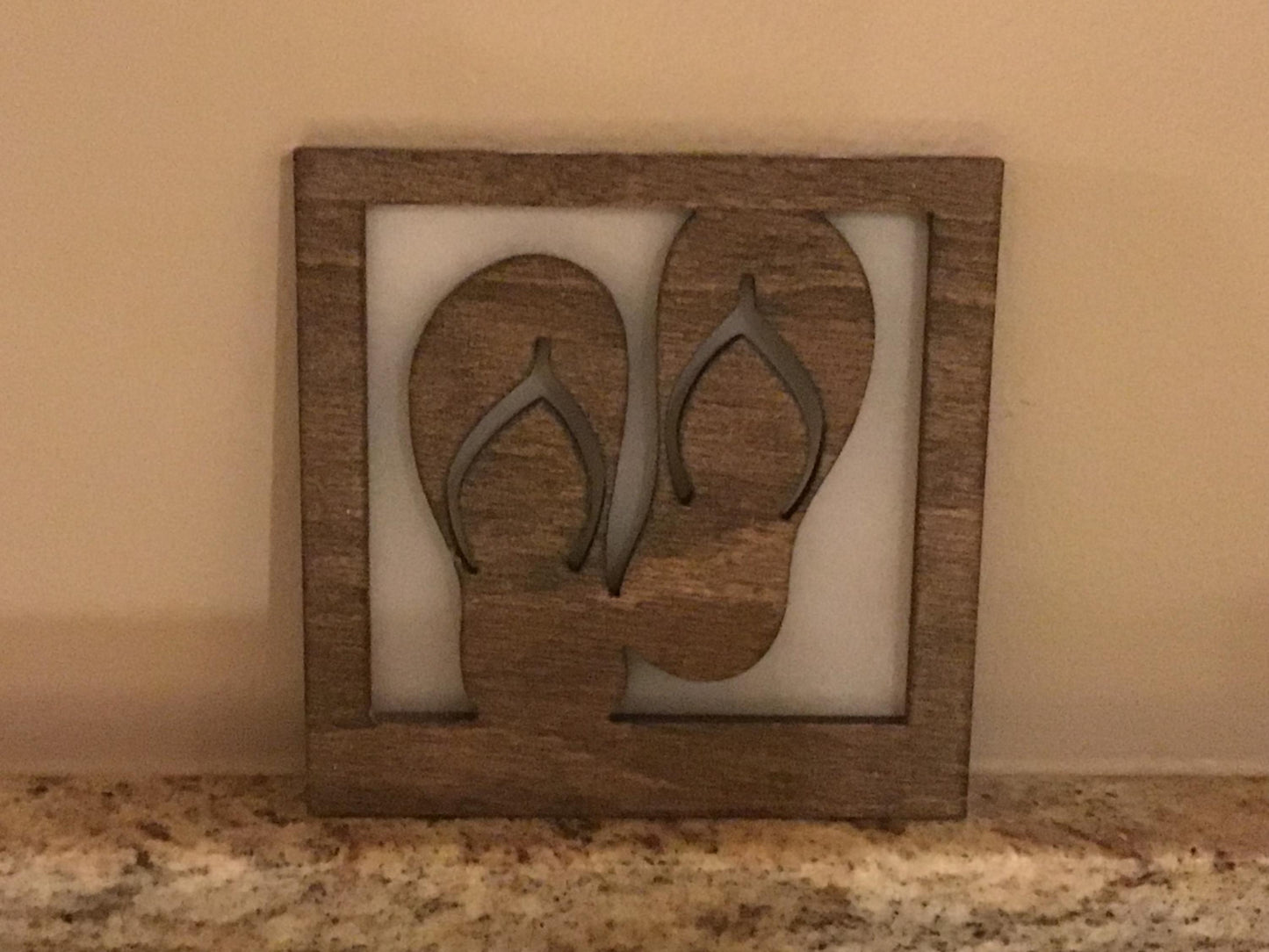 Swivel Night Light with Interchangeable Shade - Flip Flops Design