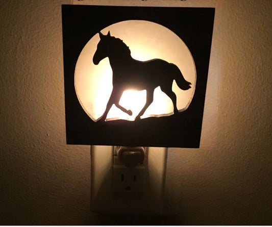 Interchangeable Night Light Shade - Horse Design