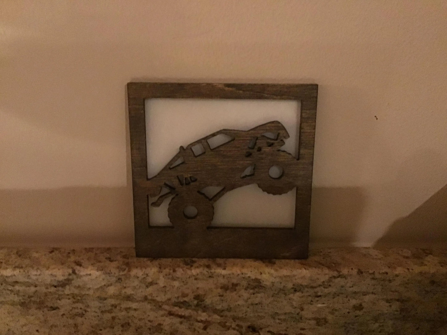 Swivel Night Light with Interchangeable Shade - Monster Truck Design