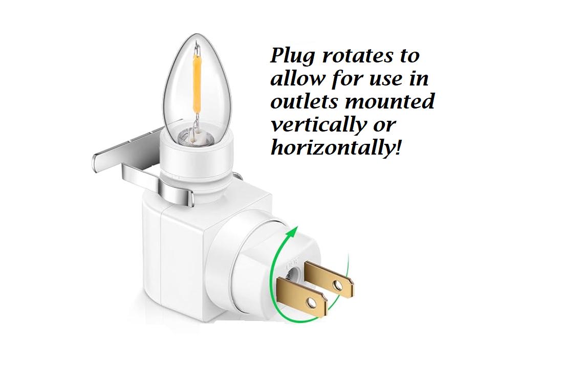 Swivel Night Light with Interchangeable Shade - Train Design