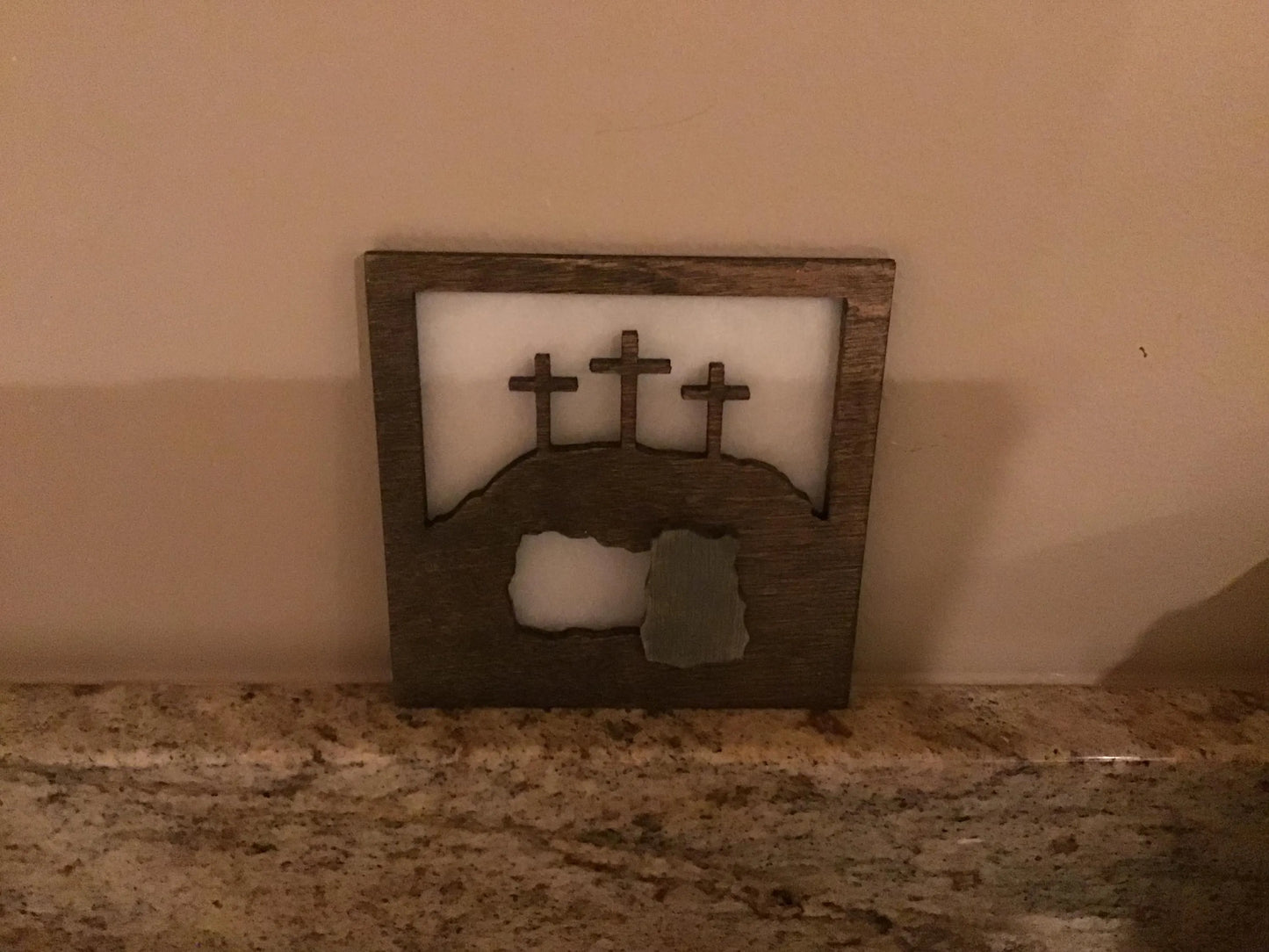 Swivel Night Light with Interchangeable Shade - Jesus' Empty Tomb Design