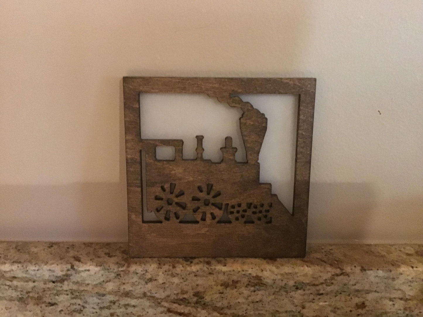 Swivel Night Light with Interchangeable Shade - Train Design