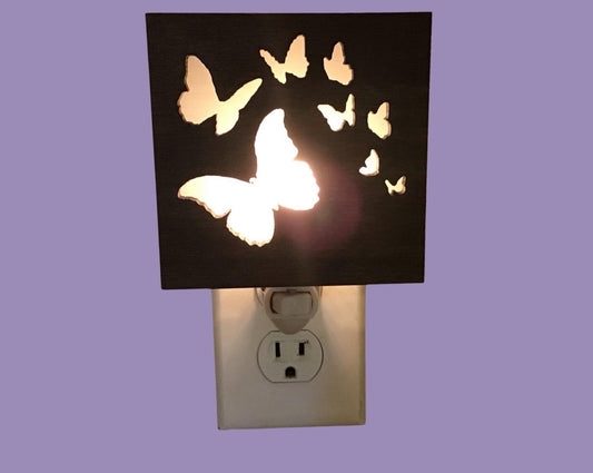 Interchangeable Night Light Shade - Butterfly Design