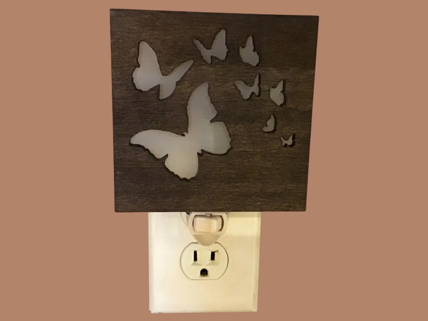 Interchangeable Night Light Shade - Butterfly Design