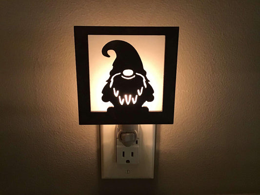Swivel Night Light with Interchangeable Shade - Gnome Design